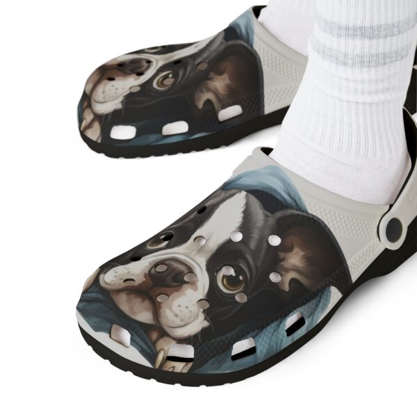 Boston Terrier EVA Foam Clogs with Adorable Paw Design - Image 12