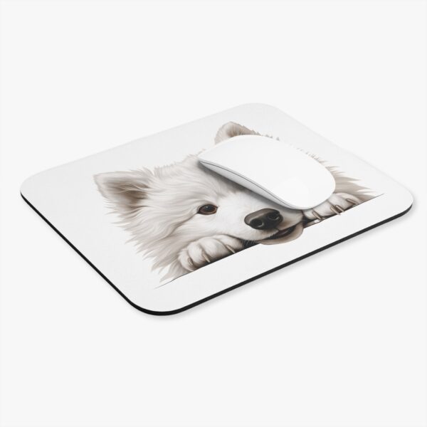 Samoyed Mouse Pad -White Pet Design for Dog Lovers - Image 4