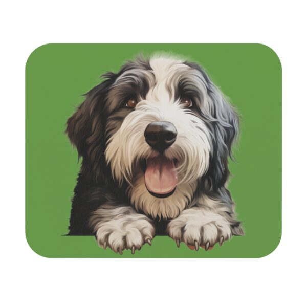 Old English Sheepdog Mouse Pad  - Pet Design for Dog Lovers - Image 2