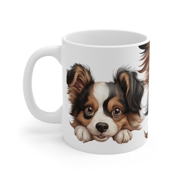 Papillon Cute Puppy Mug - Adorable Dog Design - Perfect for Pet Lovers - Image 3