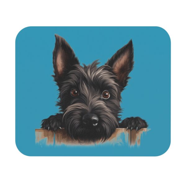 Scottish Terrier Mouse Pad -Turquoise Pet Design for Dog Lovers - Image 2