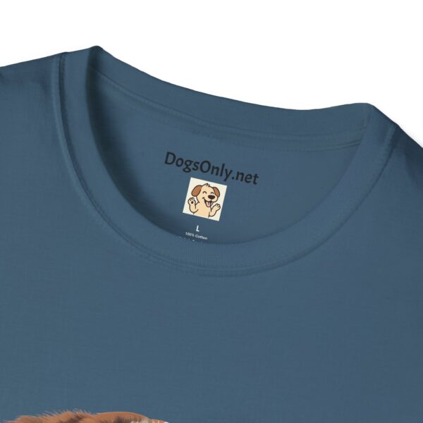 Saint Bernard Dog T-Shirt - Unisex Softstyle Tee - Image 4