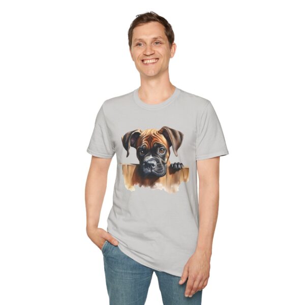 Boxer Dog T-Shirt - Unisex Softstyle Tee - Image 25