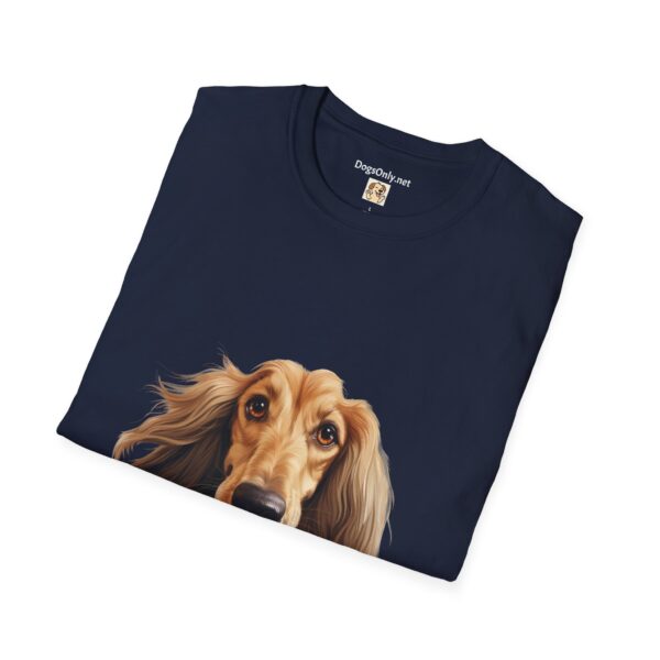 Afghan Hound Dog Hands T-Shirt - Unisex Softstyle Tee - Image 54