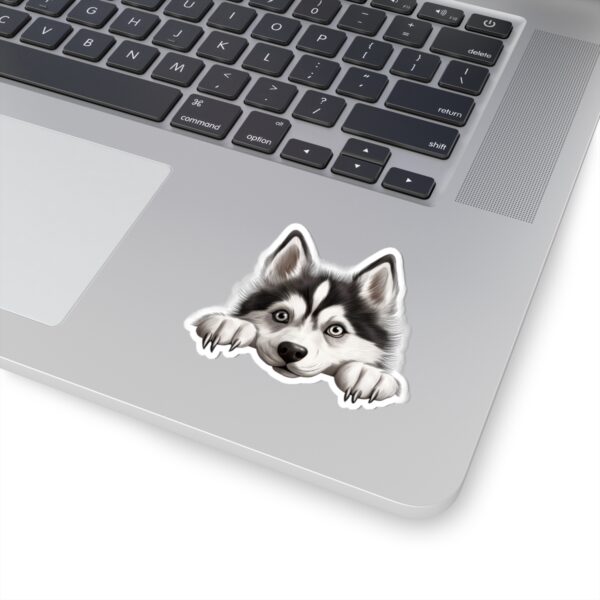 Siberian Husky Dog Kiss-Cut Sticker - Perfect for Pet Lovers & Laptop Decor