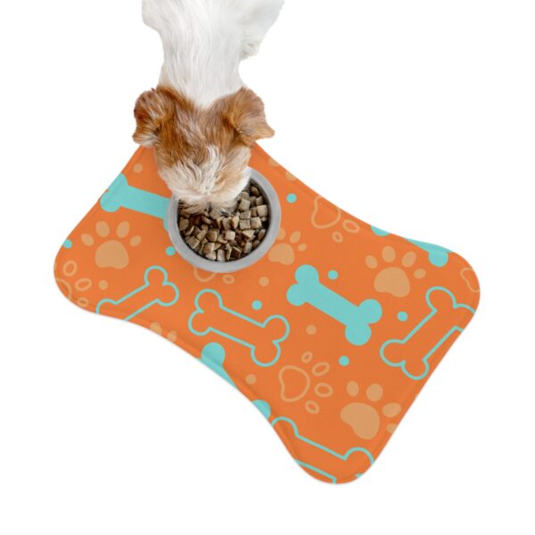 Colorful Pet Feeding Mats with Fun Bones & Paws Design-Crusta - Image 3