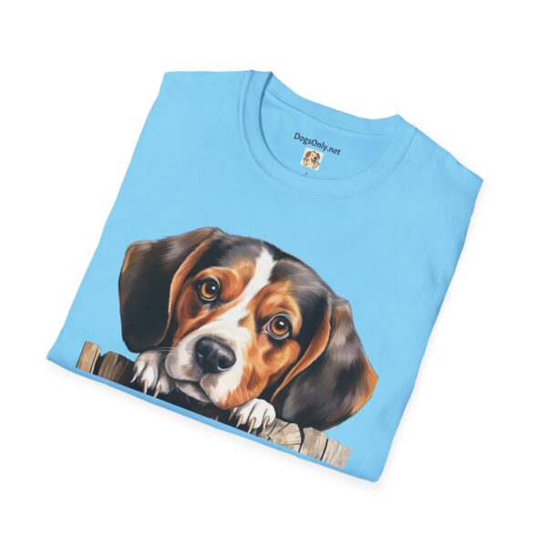 Beagle-2 Dog T-Shirt - Unisex Softstyle Tee - Image 44