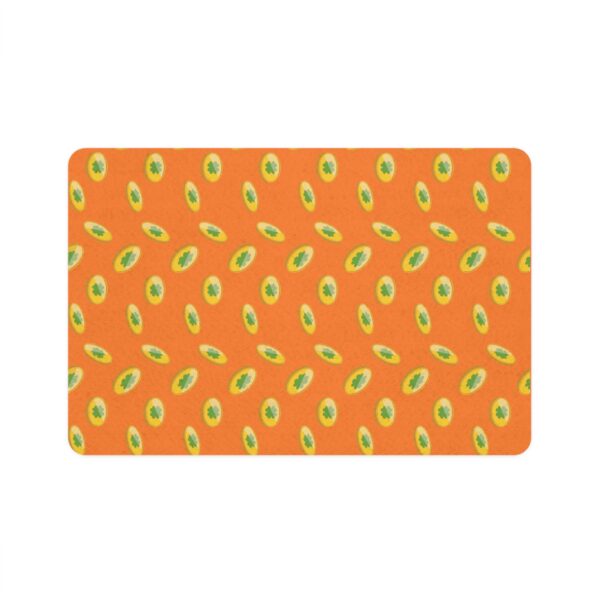 Vibrant Pet Food Mat - 12x18 Non-Slip Design for Cats and Dogs-Crusta - Image 2
