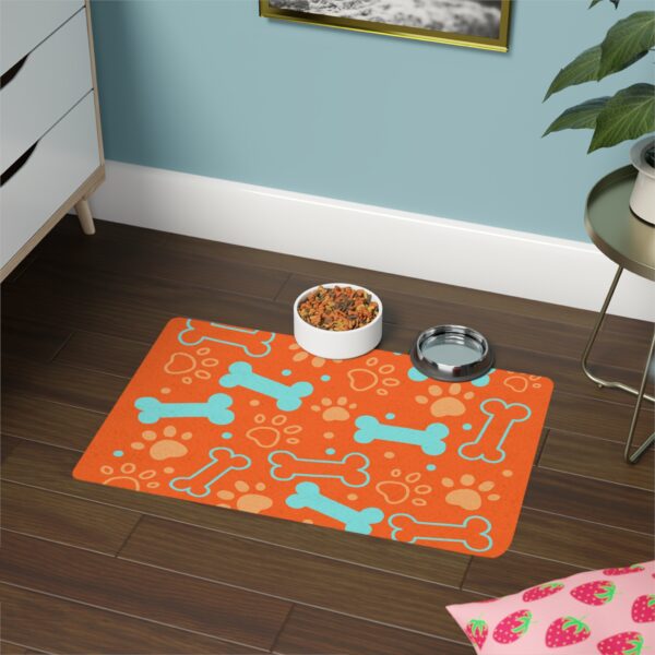 Bone & Paw Print Design (12x18) - Orange
