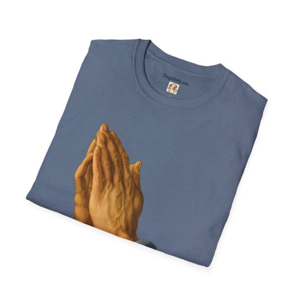 Inspirational Prayer Hands T-Shirt - Unisex Softstyle Tee - Image 44