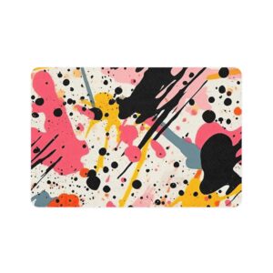 Abstract Design 4 Dog Feeding Mat (12x18)