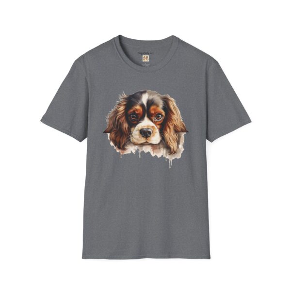 Cavalier King Charles Spaniel Dog T-Shirt - Unisex Softstyle Tee - Image 37