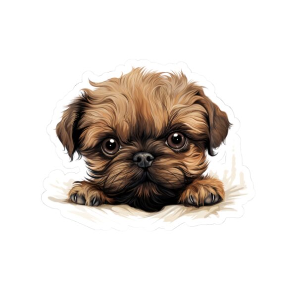 Brussels Griffon Dog Kiss-Cut Sticker - Perfect for Pet Lovers & Laptop Decor - Image 2