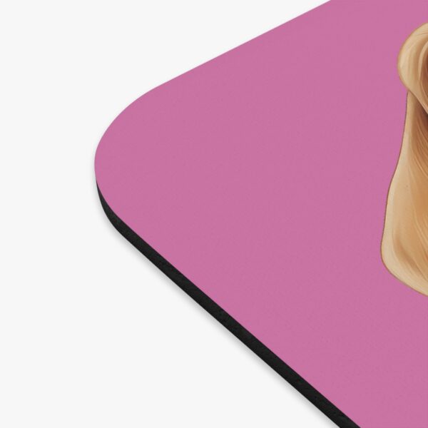 Shar Pei Mouse Pad -Light Pink Cute Pet Design for Dog Lovers - Image 3