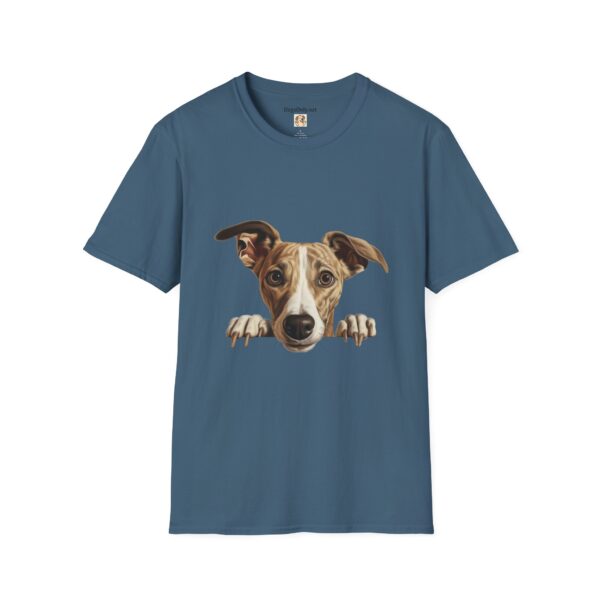 Whippet Dog T-Shirt - Unisex Softstyle Tee - Image 46