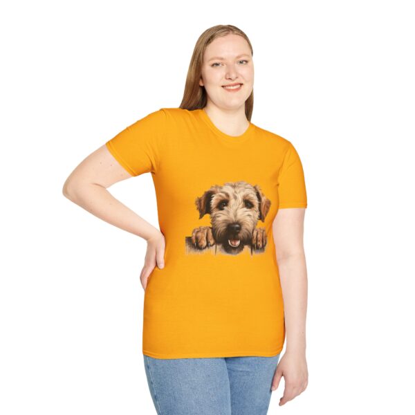 Soft Coated Wheaten Dog T-Shirt - Unisex Softstyle Tee - Image 26