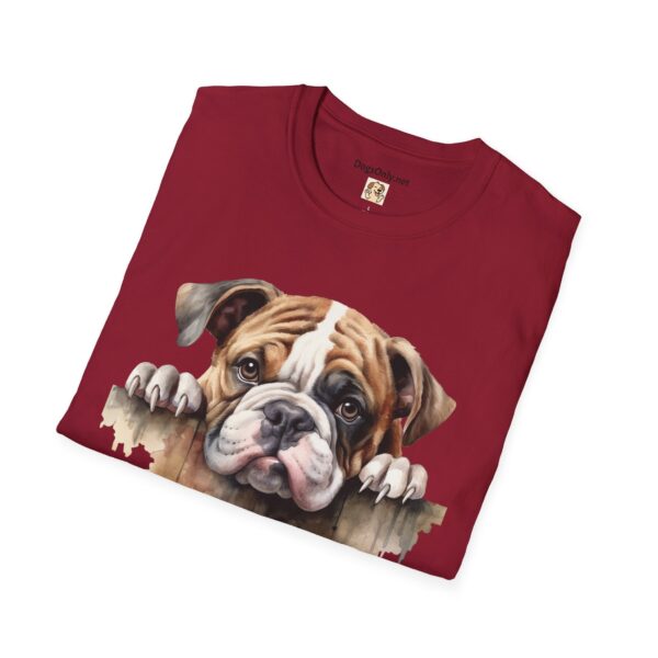 Bulldog-1 T-Shirt - Unisex Softstyle Tee - Image 64