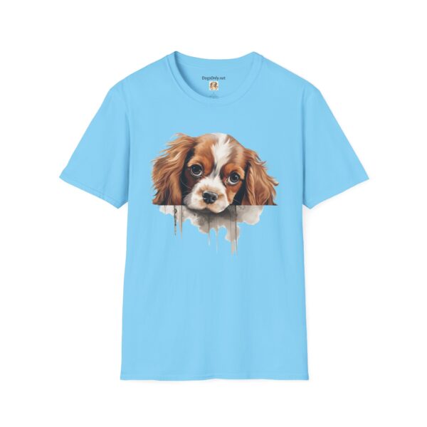 Cavalier King Charles Spaniel Dog T-Shirt - Unisex Softstyle Tee - Image 2