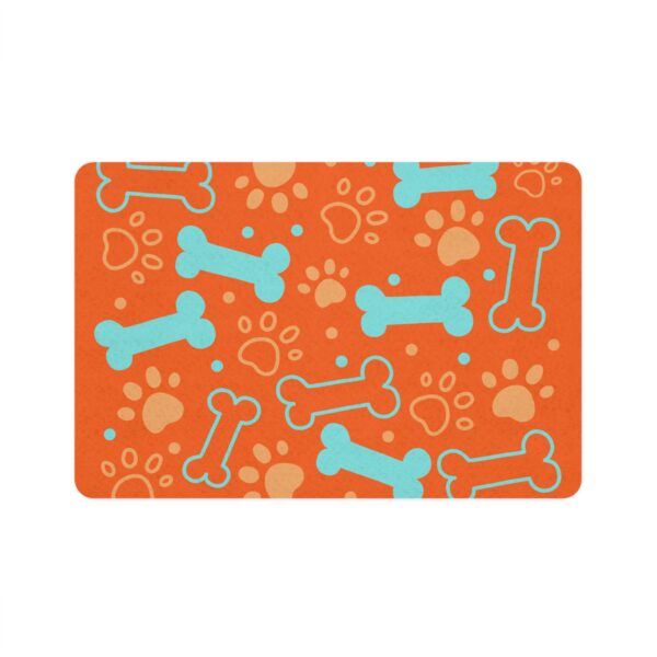 Bone & Paw Print Design (12x18) - Orange - Image 2