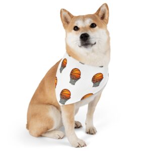 Basketball Stylish Pet Bandana Collar for Dogs - Fashionable and Comfortable