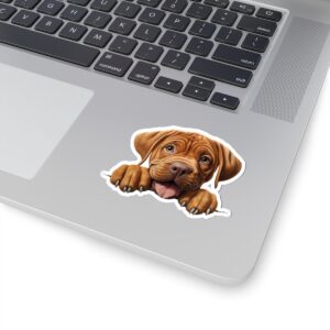Dogue de Bordeaux Dog Kiss-Cut Sticker - Perfect for Pet Lovers & Laptop Decor