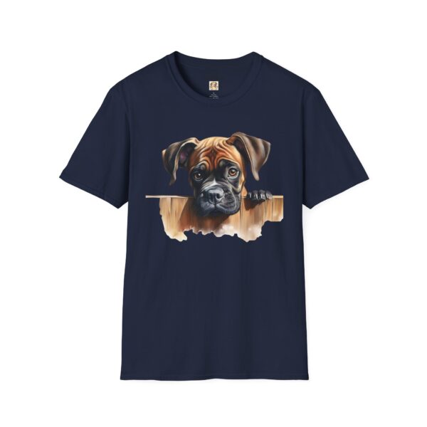 Boxer Dog T-Shirt - Unisex Softstyle Tee - Image 2