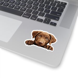Chesapeake Bay Retriever Dog Kiss-Cut Sticker - Perfect for Pet Lovers & Laptop Decor