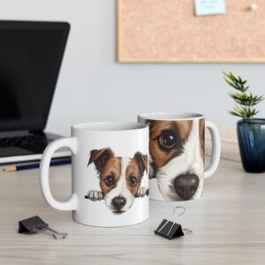 Jack Russell Terrier 11 oz  Cute Puppy Mug - Adorable Dog Design - Perfect for Pet Lovers