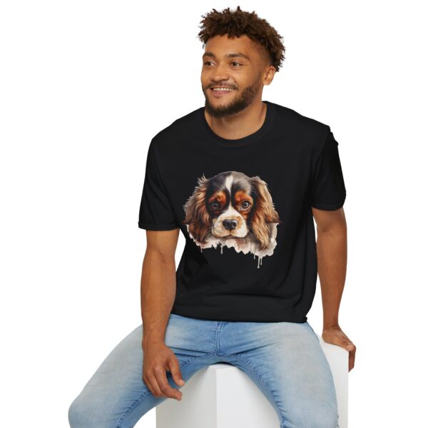 Cavalier King Charles Spaniel Dog T-Shirt - Unisex Softstyle Tee - Image 12