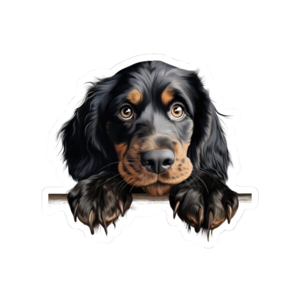 Gordon Setter Dog Kiss-Cut Sticker - Perfect for Pet Lovers & Laptop Decor - Image 2