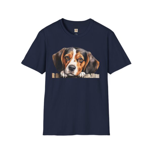 Beagle-2 Dog T-Shirt - Unisex Softstyle Tee - Image 51
