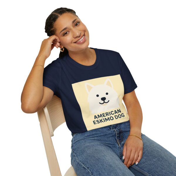 American Eskimo Dog T-Shirt - Unisex Softstyle Tee - Image 50