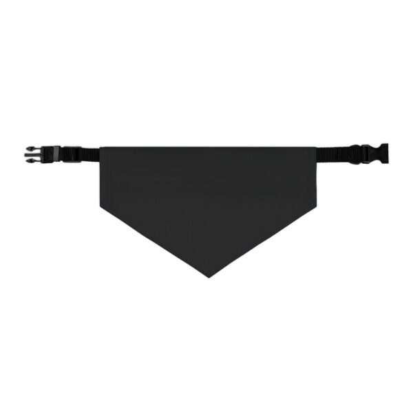 Black Stylish Bandana Collar for Dogs - Fashionable and Comfortable - Image 2