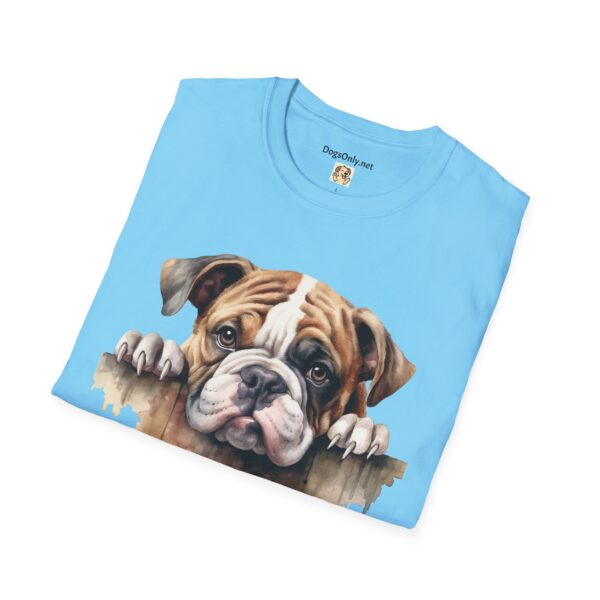 Bulldog-1 T-Shirt - Unisex Softstyle Tee - Image 5
