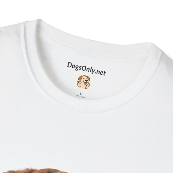Saint Bernard Dog T-Shirt - Unisex Softstyle Tee - Image 13