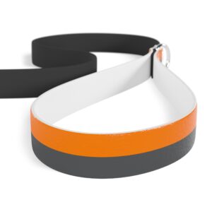 Orange and Smoky Stylish Dual-Color Dog Leash - Durable & Comfortable