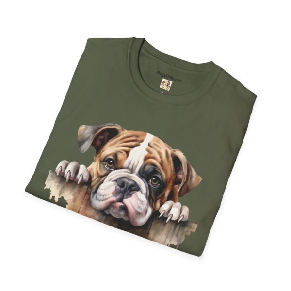 Bulldog-1 T-Shirt - Unisex Softstyle Tee - Image 34