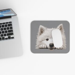 Samoyed Mouse Pad -Grey Pet Design for Dog Lovers