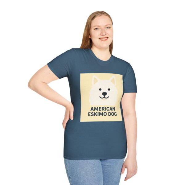 American Eskimo Dog T-Shirt - Unisex Softstyle Tee - Image 45