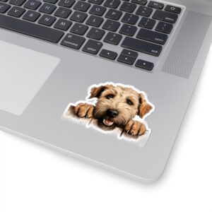 Soft Coated Wheaten Terrier Dog Kiss-Cut Sticker - Perfect for Pet Lovers & Laptop Decor