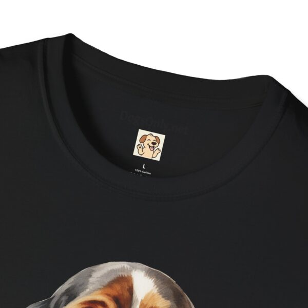 Bassett Hound Dog T-Shirt - Unisex Softstyle Tee - Image 9