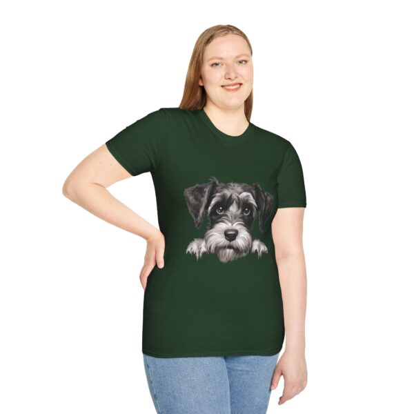Standard Schnauzer Dog T-Shirt - Unisex Softstyle Tee - Image 36