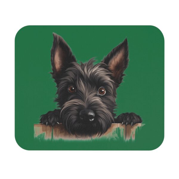 Scottish Terrier Mouse Pad -Dark Green Pet Design for Dog Lovers - Image 3