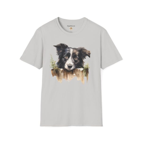 Border Collie Dog T-Shirt - Unisex Softstyle Tee - Image 22