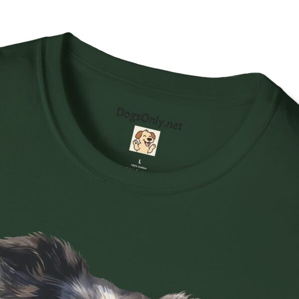Border Collie Dog T-Shirt - Unisex Softstyle Tee - Image 39