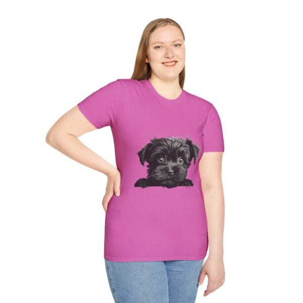 Affenpinscher Dog Hands T-Shirt - Unisex Softstyle Tee - Image 55