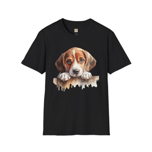 Beagle Puppy Dog T-Shirt - Unisex Softstyle Tee - Image 7