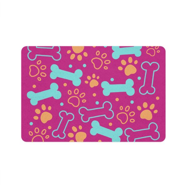 Bone & Paw Print Design (12x18) - Pink - Image 2