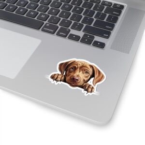 Labrador Retriever Dog Kiss-Cut Sticker - Perfect for Pet Lovers & Laptop Decor