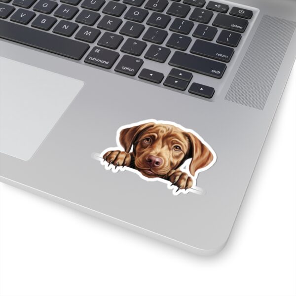 Labrador Retriever Dog Kiss-Cut Sticker - Perfect for Pet Lovers & Laptop Decor